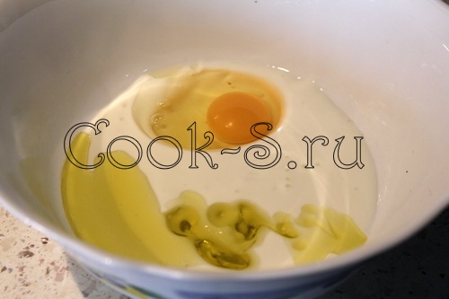 кефир яйцо и масло