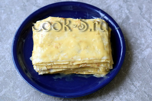 торт наполеон из лаваша пошаговый рецепт с фото