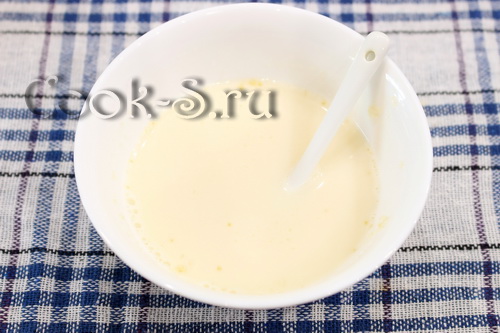 молоко с желатином