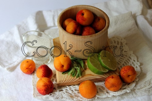 абрикосовое варенье - ингредиенты