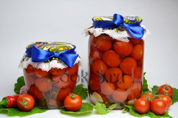 помидоры маринованные с медом на зиму