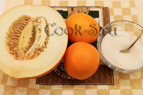 варенье из дыни с апельсином - ингредиенты