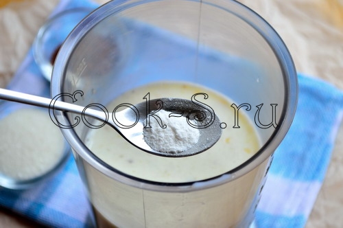 Банановый молочный коктейль - Пошаговый рецепт с фото, Напитки