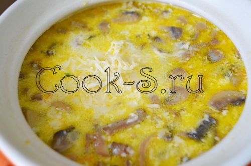 сырный суп с фрикадельками