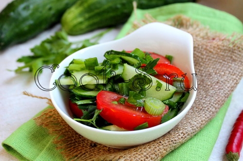 летний овощной салат