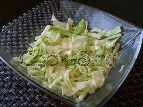 витаминный салат - капуста