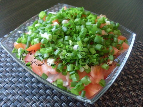 витаминный салат - зелень
