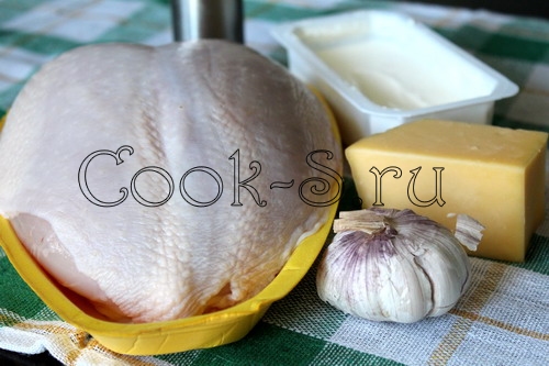 курица под чесночным соусом - ингредиенты