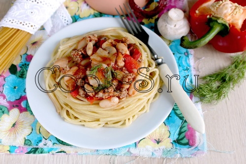 мясной соус для спагетти
