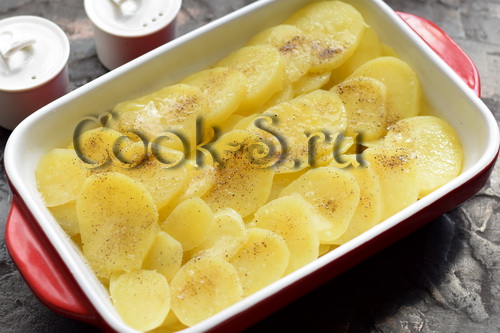 картофель слоями