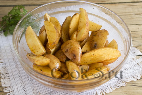 картошка в маринаде