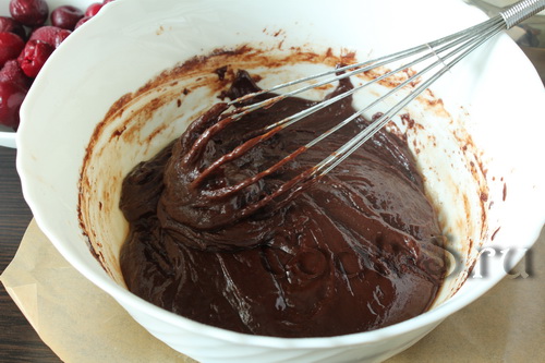 шоколадное тесто для брауни