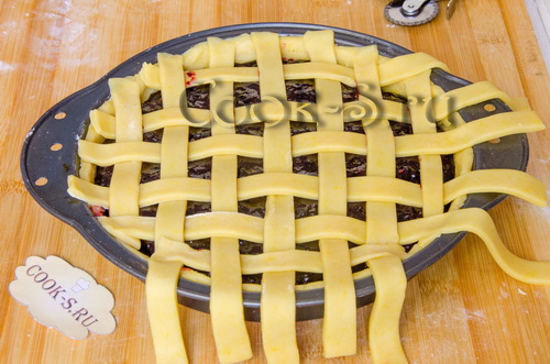 пирог с черникой рецепт с фото пошагово