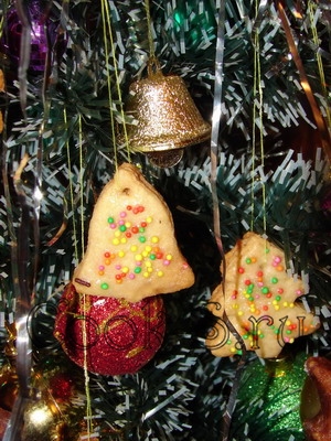 новогоднее печенье на елку 