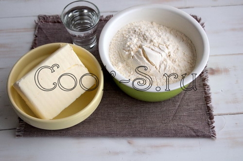 песочное тесто для пирога - ингредиенты