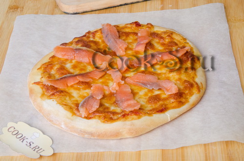 пицца с красной рыбой рецепт 