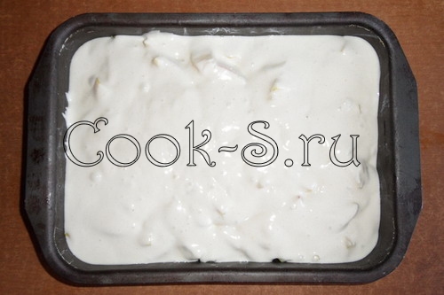 пирог с яблоками и лимоном - запечь