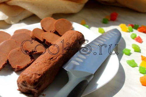 шоколадное печенье 