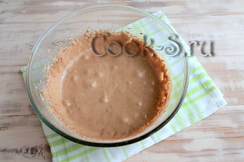 шоколадное тесто для пирога