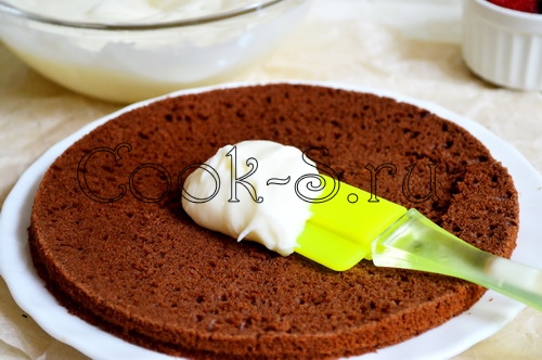 шоколадный торт со сметанным кремом
