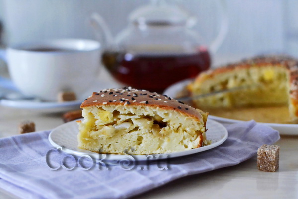 жидкое тесто на кефире для пирога рецепт с фото