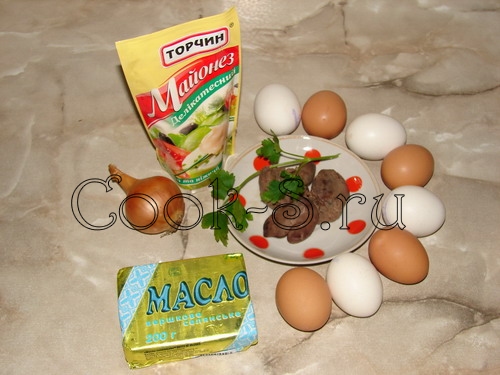 фаршированные яйца - ингредиенты