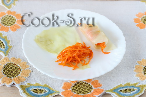 голубцы с морковкой по-корейски рецепт с фото