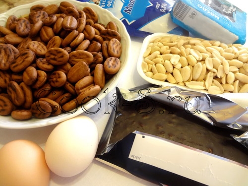 шоколадно арахисовый тарт - ингредиенты
