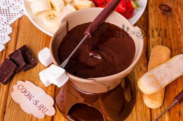 шоколадное фондю рецепт с фото