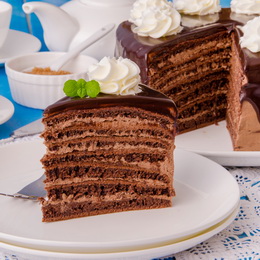 Торт Шоколадный трюфель на сковороде
