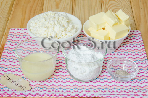 ингредиенты для творожного крема