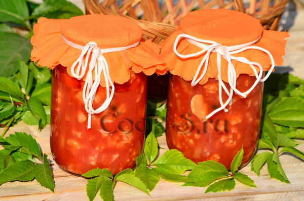 цветная капуста в томатном соусе на зиму