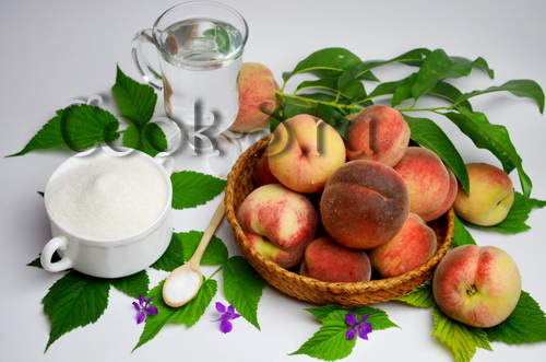 компот из персиков на зиму - ингредиенты