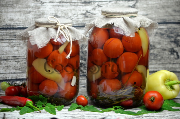 маринованные помидоры рецепт на зиму на 3 литровую банку