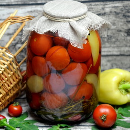 Маринованные помидоры рецепт на зиму на 3 литровую банку