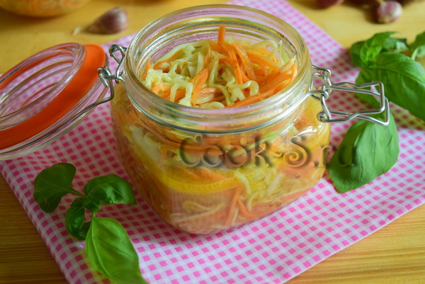 салат из кабачков и моркови по-корейски на зиму рецепт с фото