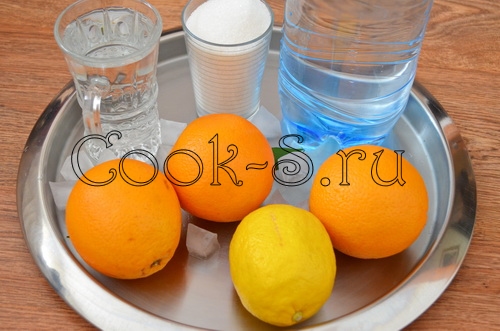 апельсиновый напиток - ингредиенты