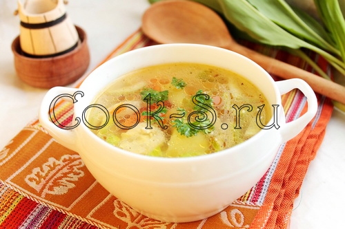 диетический суп из сельдерея