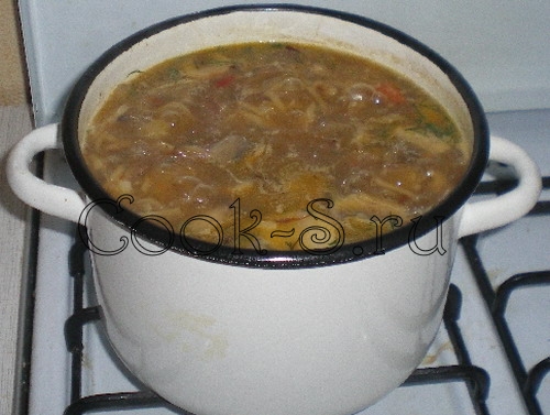 грибной суп из шампиньонов