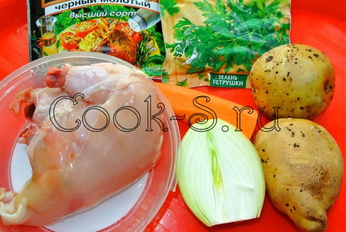 Куриный суп-пюре с овощами – кулинарный рецепт