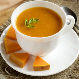 Сладкий суп из тыквы