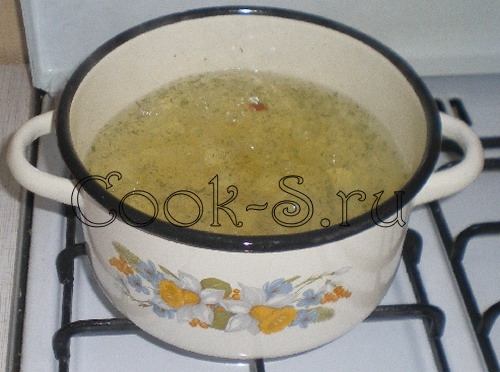 суп из плавленных сырков - посолить