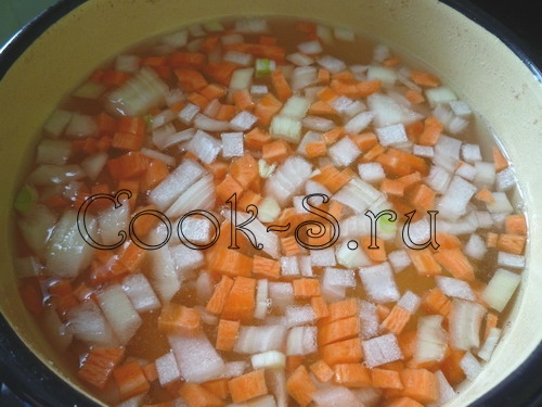 суп пюре из курицы с овощами - фото 4