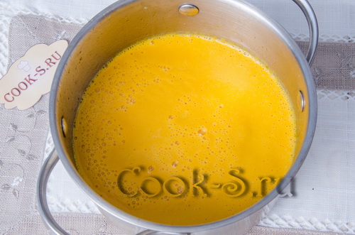суп-пюре из тыквы со сливками фото