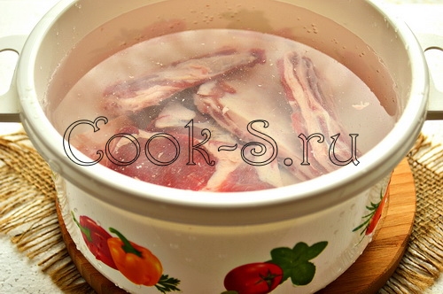 суп с бараниной