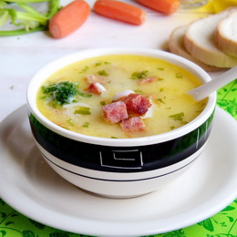 Сырный суп с колбасой рецепт с плавленным сыром