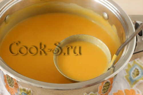 тыквенный суп с имбирем рецепт