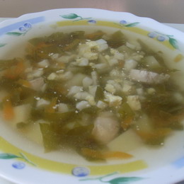 щавелевый суп 