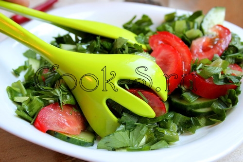 летний овощной салат