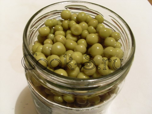 салат оливье - зеленый горошек